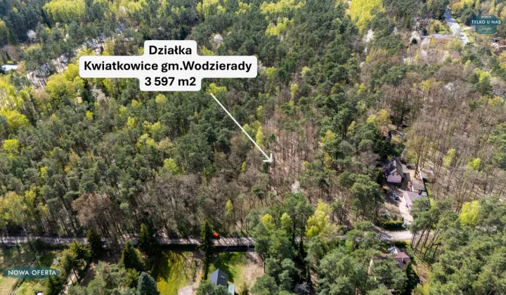 Działka rekreacyjna Kwiatkowice