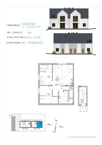 Mieszkanie 3-pokojowe Kębłowo, ul. Gospodarska. Zdjęcie 11