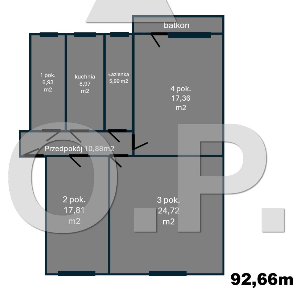 Mieszkanie 4-pokojowe Wrocław Śródmieście, ul. Oskara Minkowskiego. Zdjęcie 1