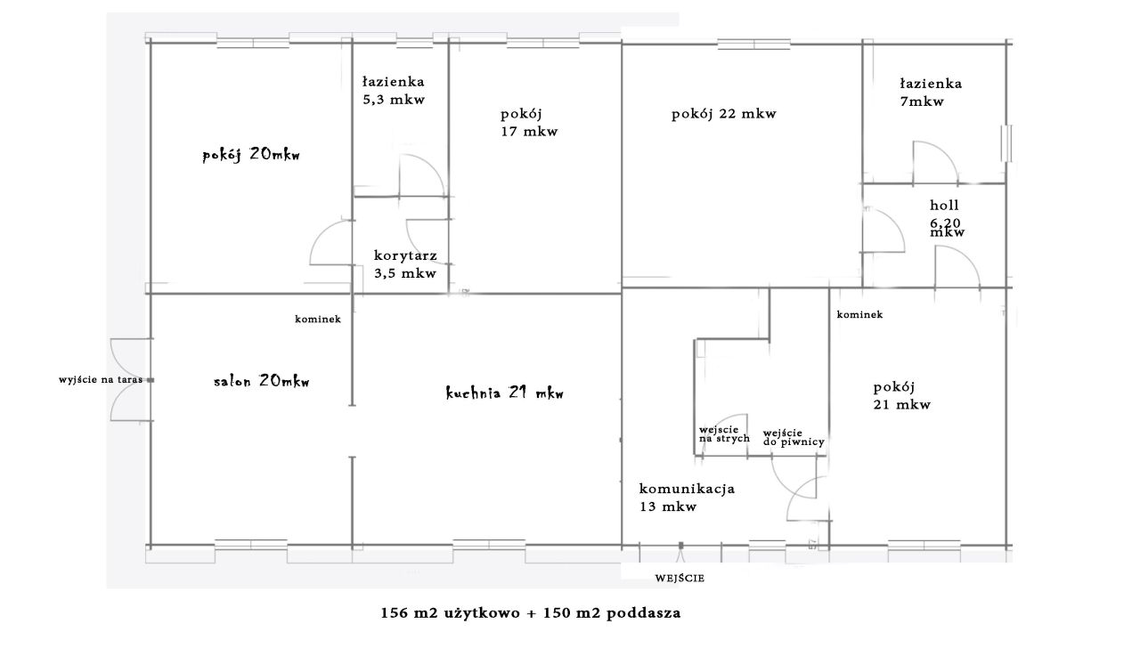 dom wolnostojący, 5 pokoi Markotów Duży. Zdjęcie 15