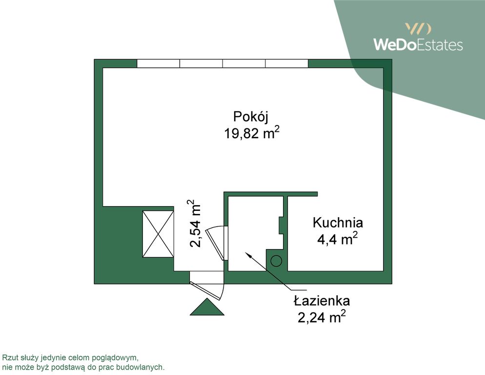 Mieszkanie 1-pokojowe Warszawa Wola, ul. Obozowa. Zdjęcie 12