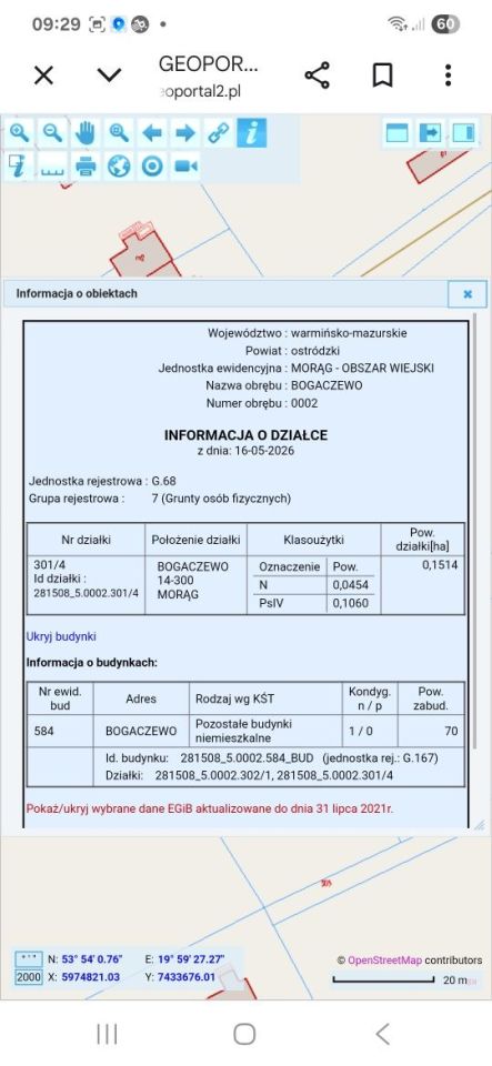 Działka budowlana Bogaczewo. Zdjęcie 6