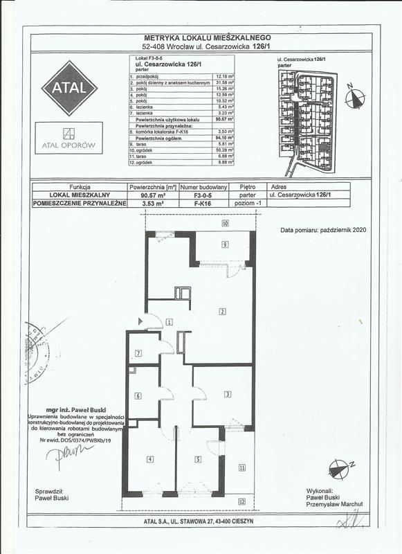 Mieszkanie 4-pokojowe Wrocław Oporów, ul. Cesarzowicka. Zdjęcie 12