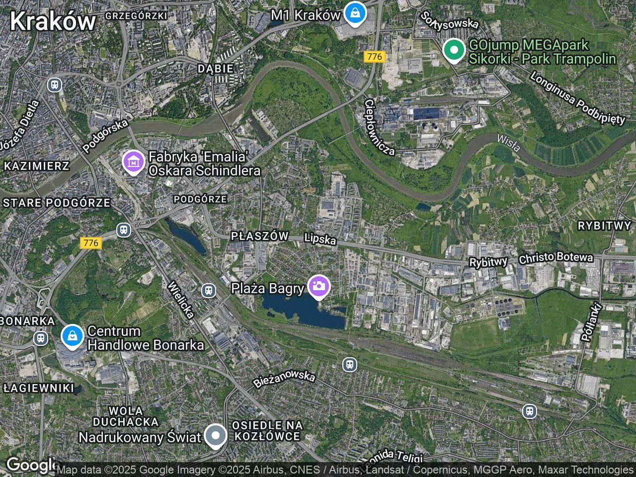 Działka rod Kraków Podgórze, ul. Lipska