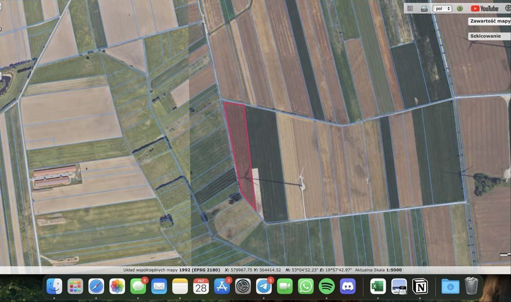 Działka rolna Zielona