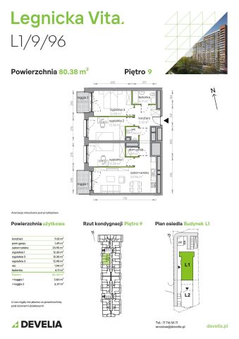 Mieszkanie 4-pokojowe Wrocław Popowice, ul. Legnicka. Zdjęcie 8