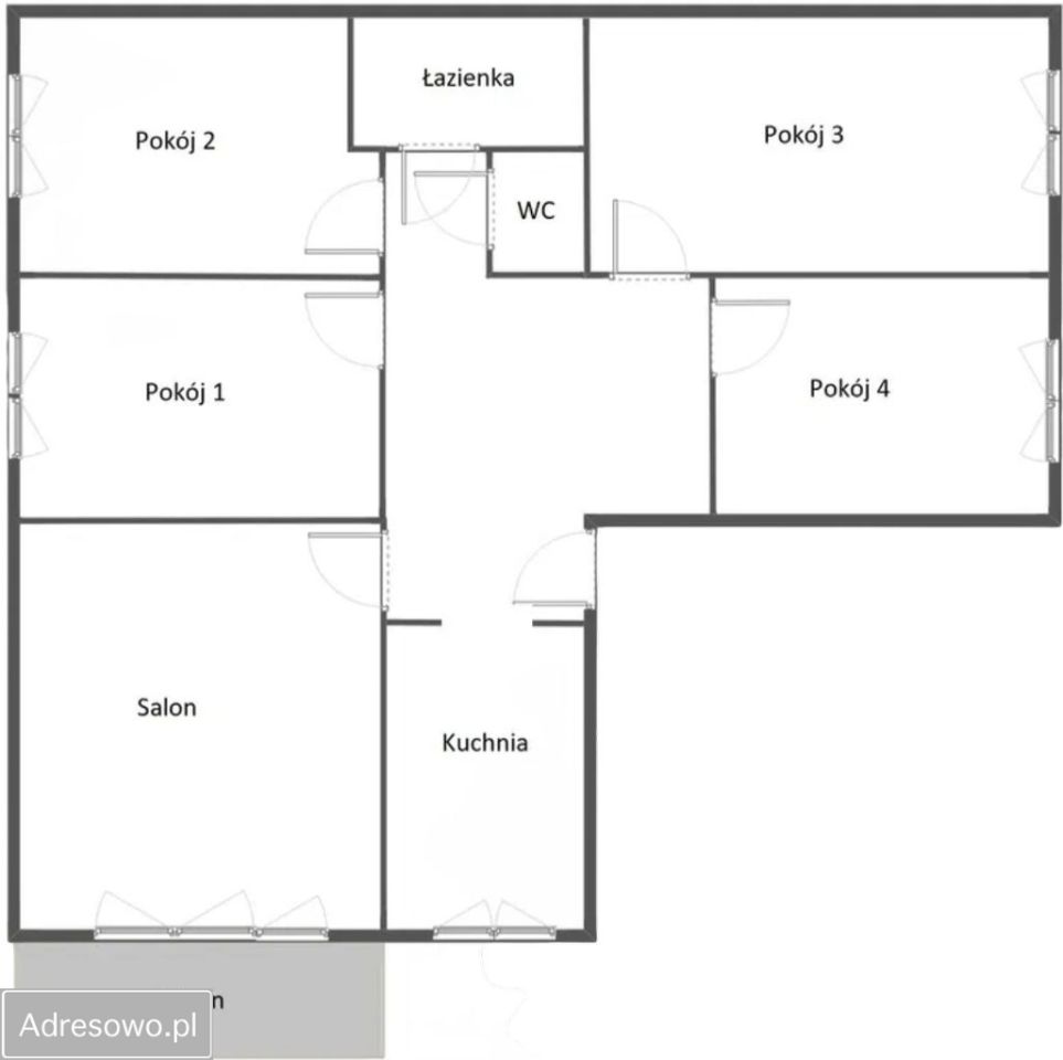 Mieszkanie 5-pokojowe Szczecin Żelechowa, ul. Kormoranów. Zdjęcie 5