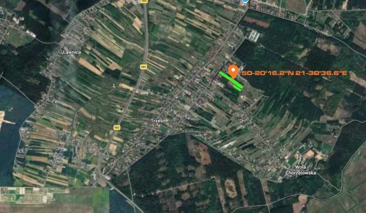 Działka budowlana Trześń