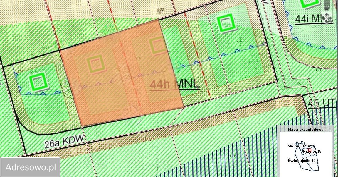 Działka budowlana Świnoujście Przytór, ul. Zalewowa. Zdjęcie 2