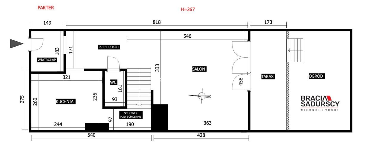 dom szeregowy, 3 pokoje Krzysztoforzyce, ul. Zielona. Zdjęcie 3