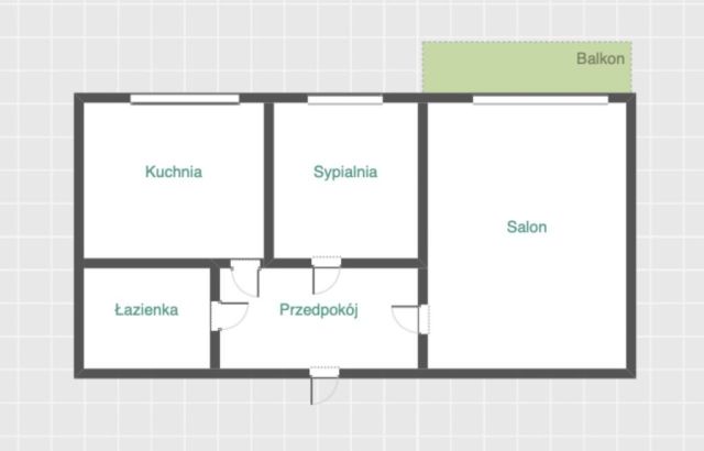 Mieszkanie 2-pokojowe Łódź Żubardź, ul. Powstańców Wielkopolskich. Zdjęcie 9