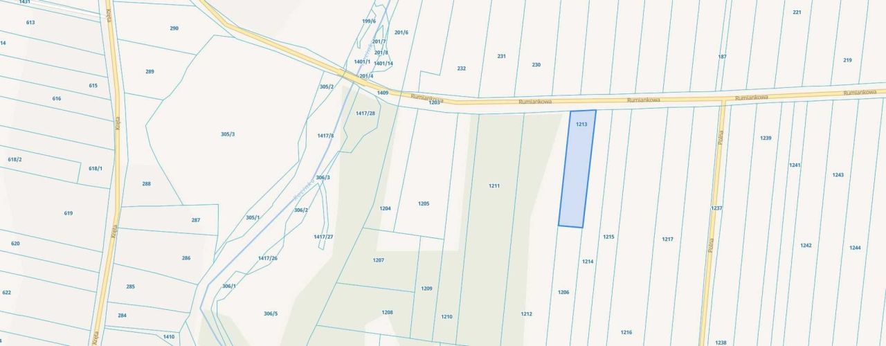 Działka budowlana Cykarzew Północny, ul. Rumiankowa. Zdjęcie 1