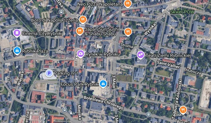 Mieszkanie 2-pokojowe Rybnik Śródmieście, pl. Wolności