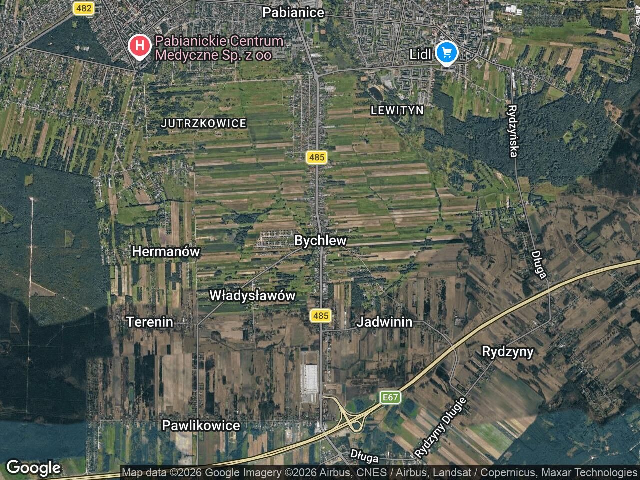 Działka budowlana Bychlew. Zdjęcie 1