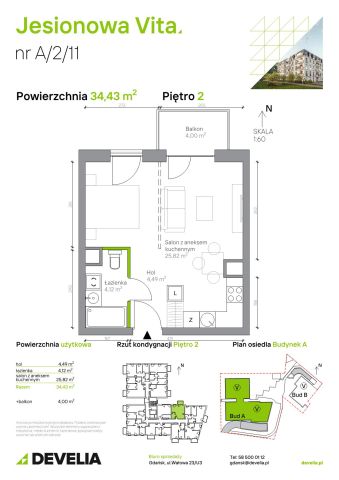 Mieszkanie 1-pokojowe Gdańsk Wrzeszcz, ul. Jesionowa. Zdjęcie 6
