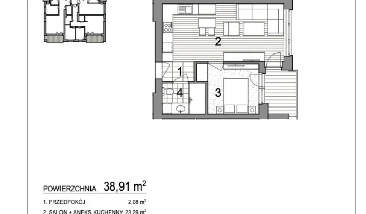Mieszkanie 2-pokojowe Kołobrzeg, ul. Bogusława X