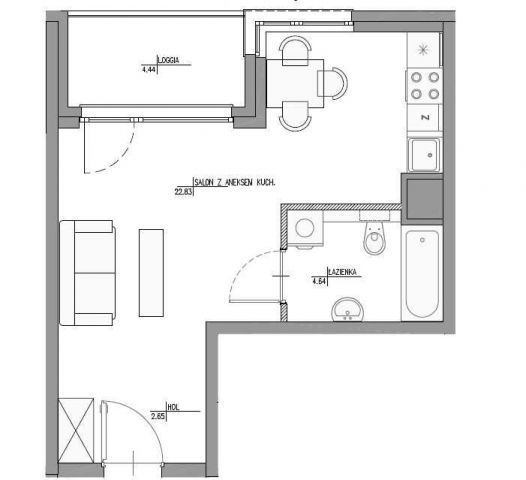 Mieszkanie 1-pokojowe Warszawa Bemowo. Zdjęcie 1