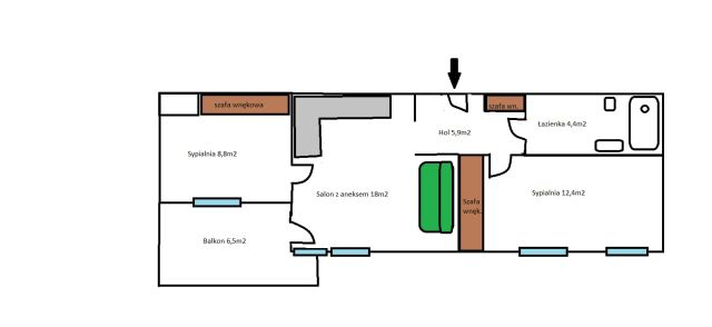 Mieszkanie 3-pokojowe Warszawa Białołęka, ul. Głębocka. Zdjęcie 21