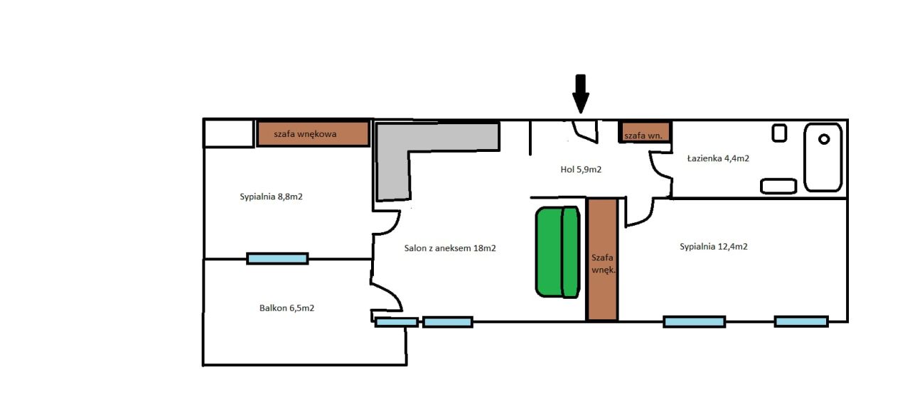 Mieszkanie 3-pokojowe Warszawa Białołęka, ul. Głębocka. Zdjęcie 21