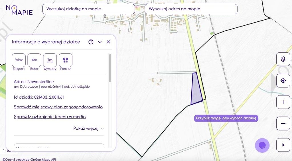 Działka inwestycyjna Nowosiedlice. Zdjęcie 6