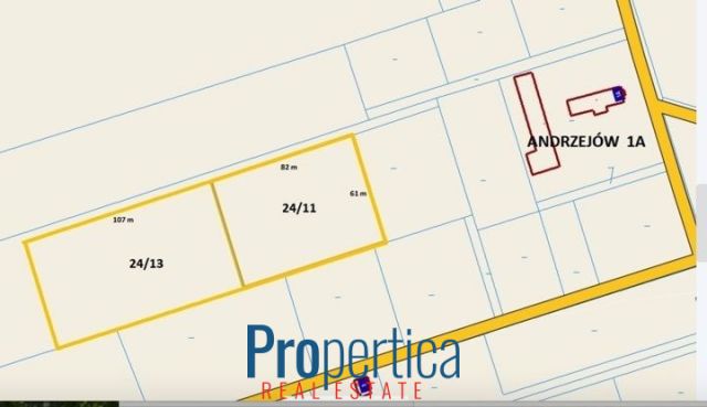 Działka budowlana Andrzejów. Zdjęcie 5