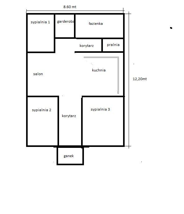 dom wolnostojący, 4 pokoje Borzęcin. Zdjęcie 2