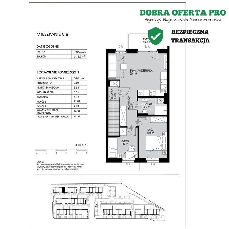 Mieszkanie 3-pokojowe Gdańsk Kowale, ul. Poziomkowa. Zdjęcie 5
