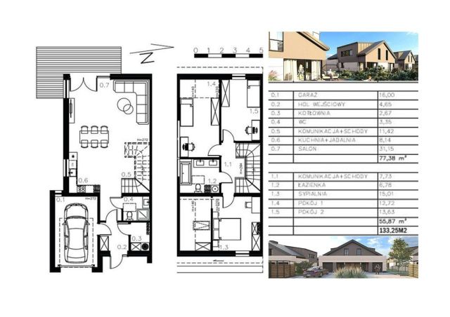 bliźniak, 4 pokoje Łódź Jagodnica-Złotno. Zdjęcie 15