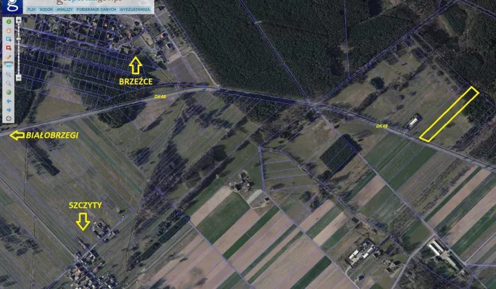 Działka rolna Pohulanka