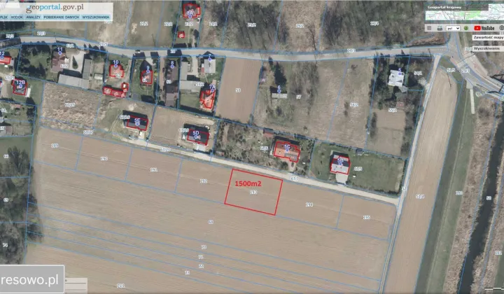 Działka budowlana Obórki