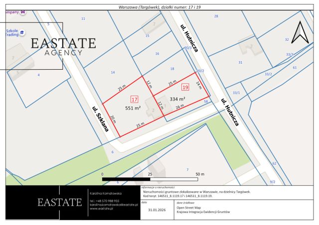 Działka inwestycyjna Warszawa Targówek, ul. Hutnicza. Zdjęcie 3