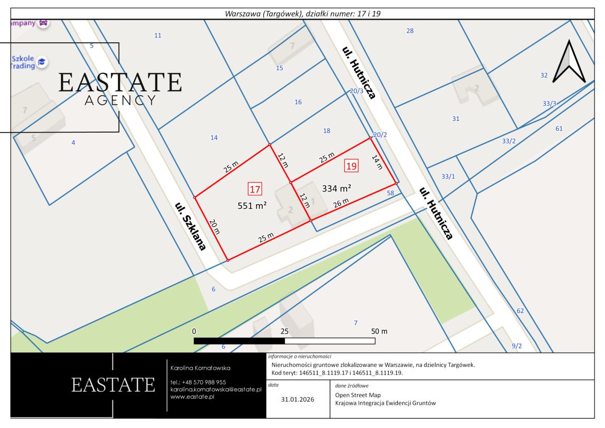Działka inwestycyjna Warszawa Targówek, ul. Hutnicza. Zdjęcie 3