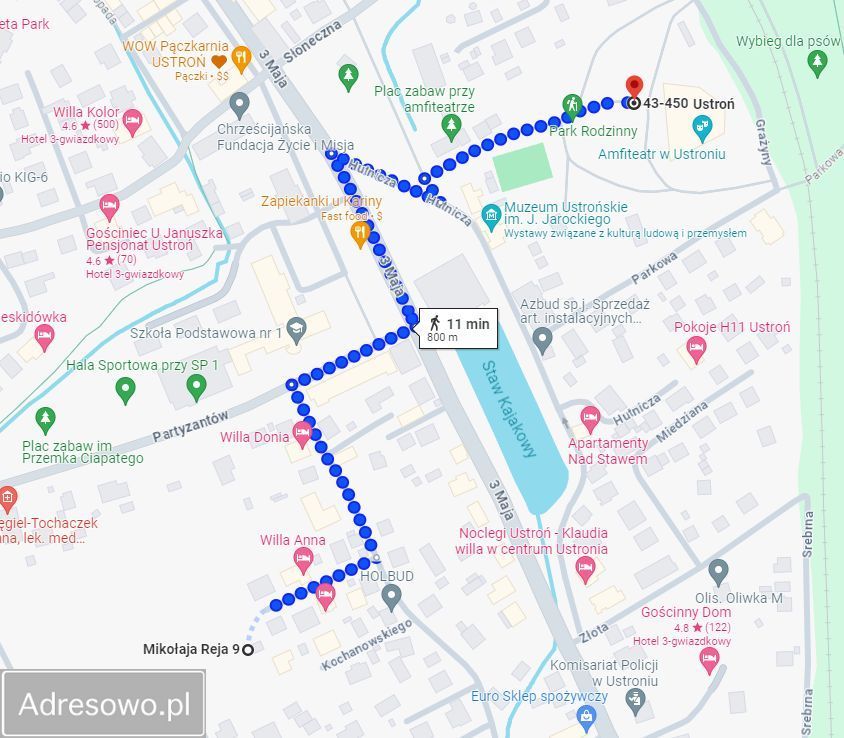 Działka budowlana Ustroń Centrum, ul. Reja. Zdjęcie 11