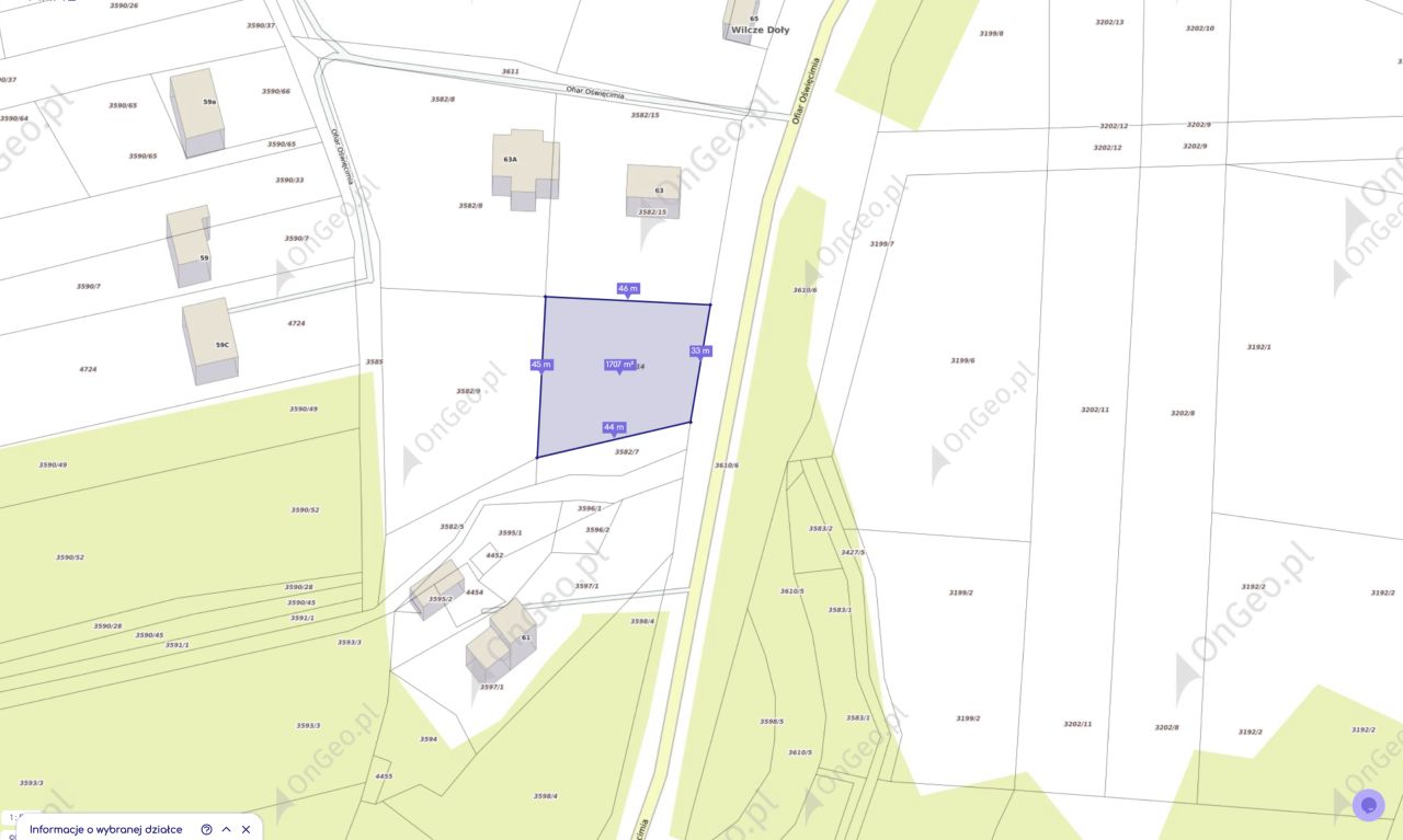 Działka budowlana Brzeszcze Wilcze Doły, ul. Ofiar Oświęcimia. Zdjęcie 9