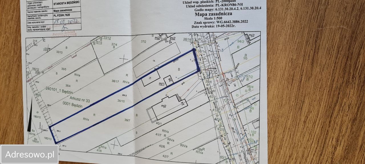 Działka budowlana Będzin Małobądz. Zdjęcie 2
