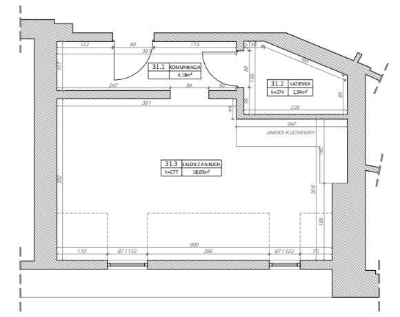 Mieszkanie 1-pokojowe Poznań Centrum, ul. Grobla. Zdjęcie 5