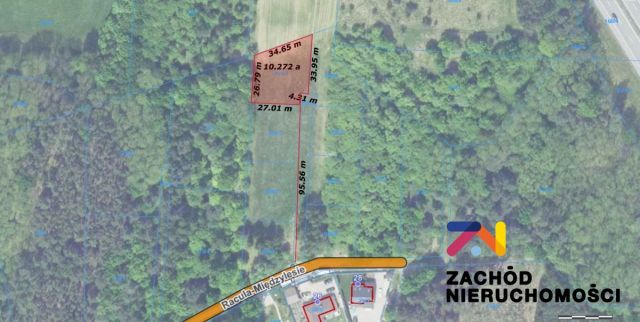 Działka budowlana Zielona Góra Racula, ul. Racula-Międzylesie. Zdjęcie 2