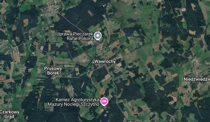 Działka rolna Wawrochy