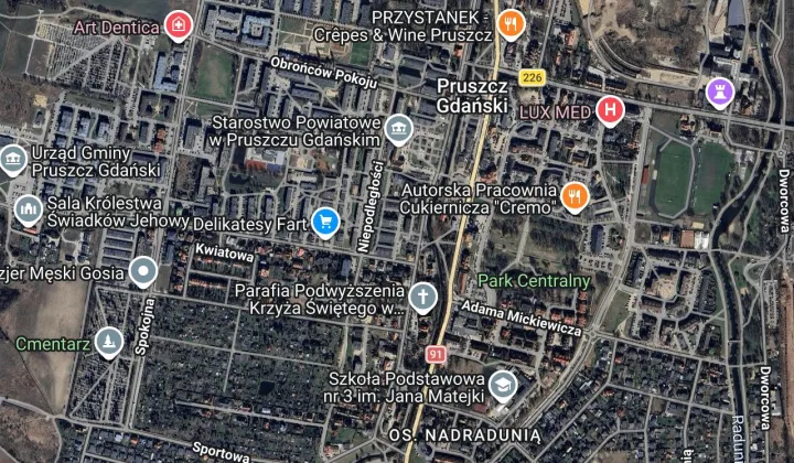 Mieszkanie 1-pokojowe Pruszcz Gdański, ul. 1 Maja