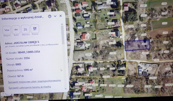 Działka budowlana Jarosław Widna Góra, ul. Krakusa