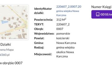 Działka rekreacyjna Nowa Karczma, ul. Jeziorna