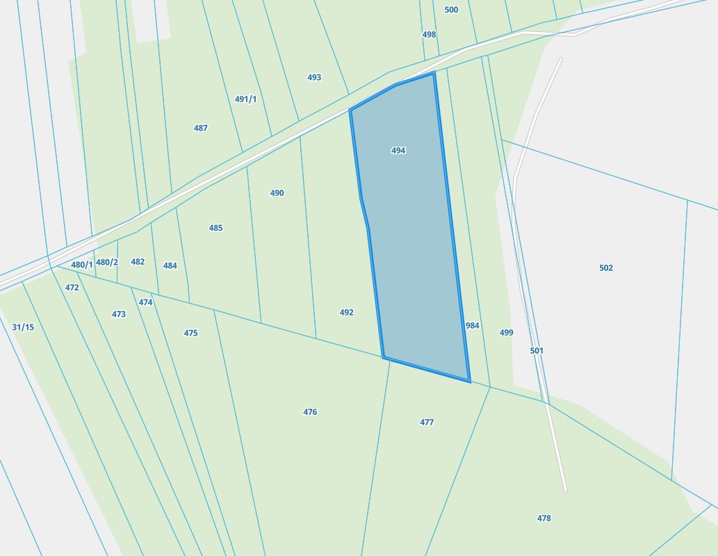 Działka leśna Ruda. Zdjęcie 2