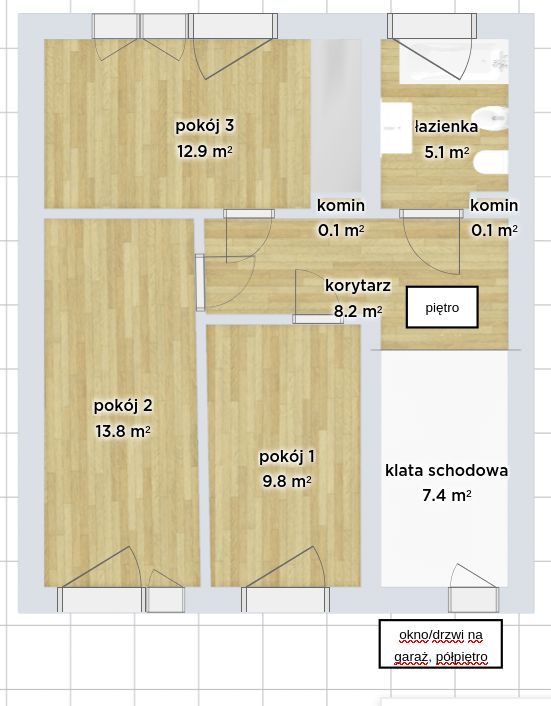 dom szeregowy, 5 pokoi Łódź Górna, ul. Lechosława Roszkowskiego. Zdjęcie 25