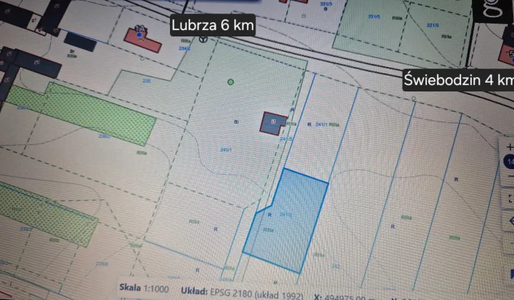 Działka siedliskowa Ługów