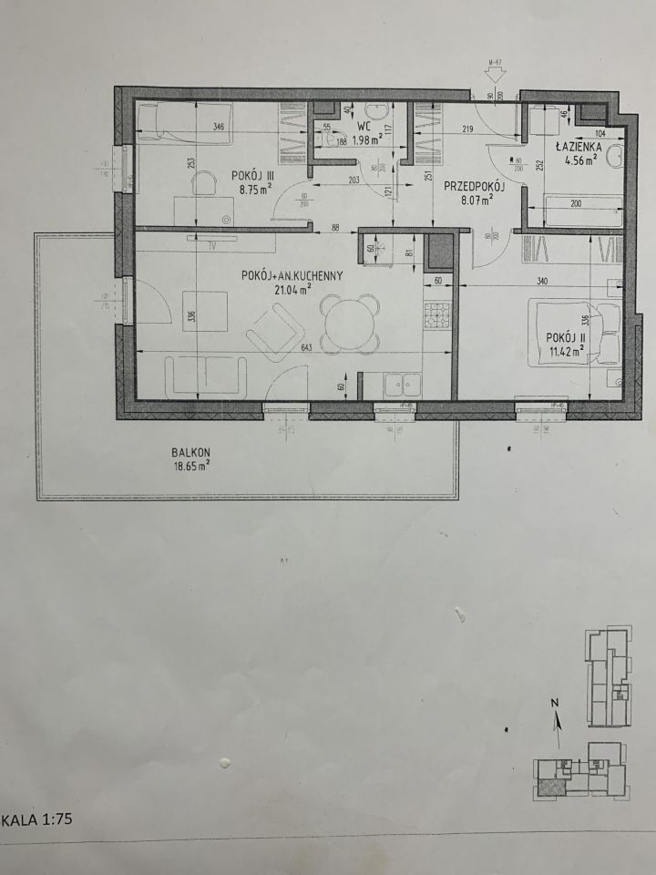 Mieszkanie 3-pokojowe Lublin Wrotków, ul. Ks. Wincentego Granata. Zdjęcie 4