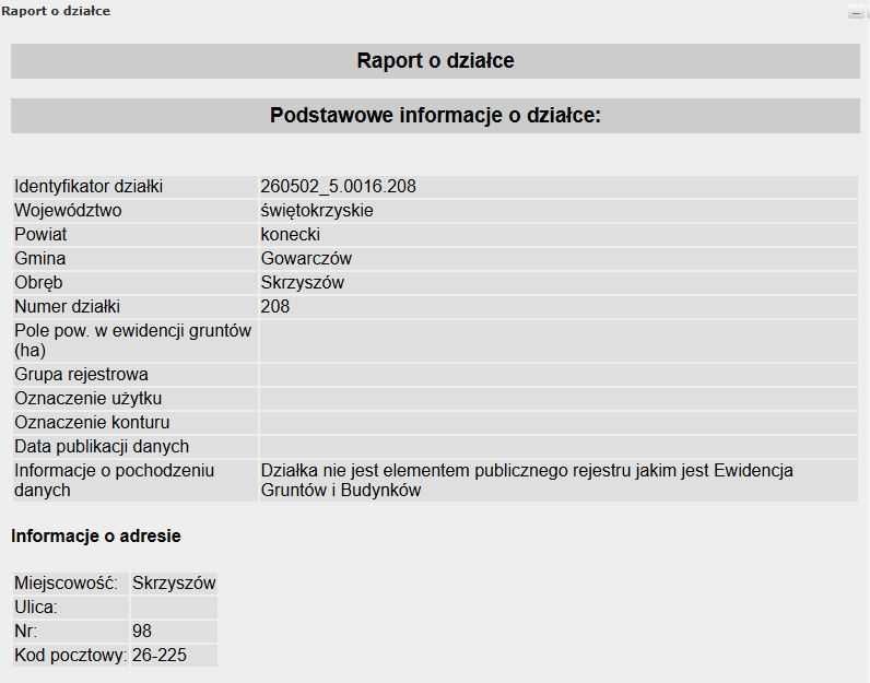 Działka Skrzyszów. Zdjęcie 2