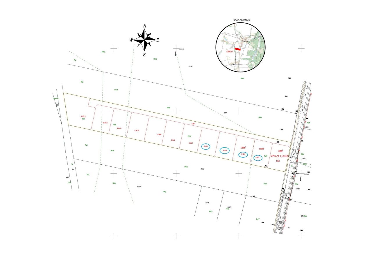 Działka budowlana Tawęcino. Zdjęcie 2