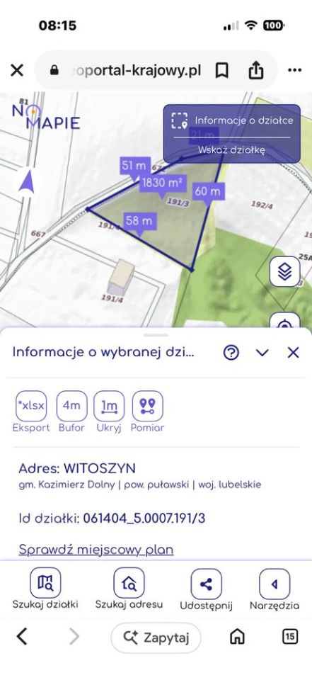 Działka siedliskowa Skowieszynek. Zdjęcie 3