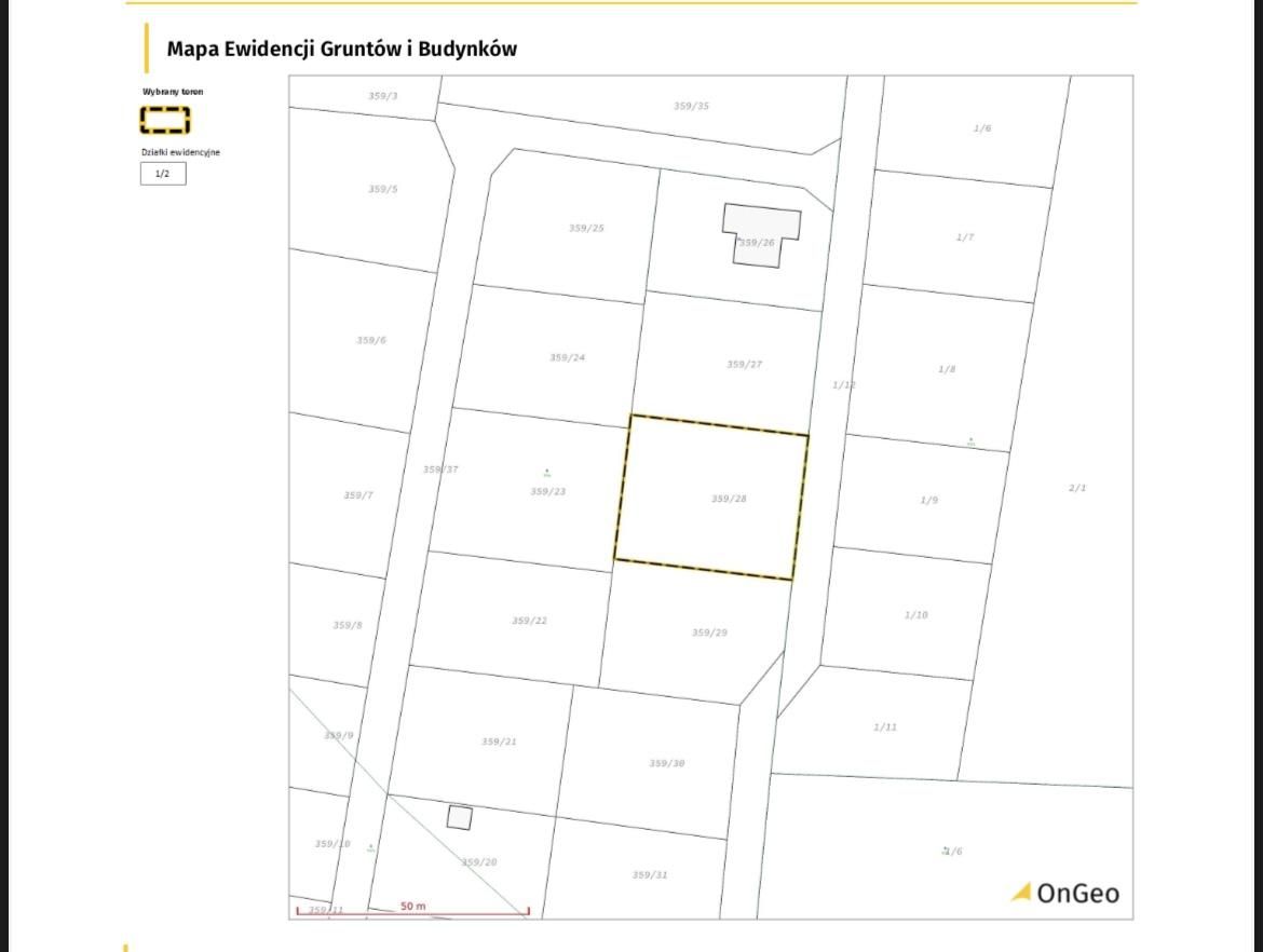 Działka budowlana Nacmierz. Zdjęcie 2