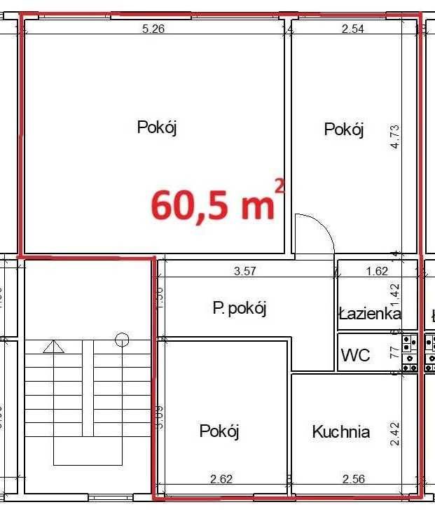 Mieszkanie 3-pokojowe Giżycko, ul. Daszyńskiego